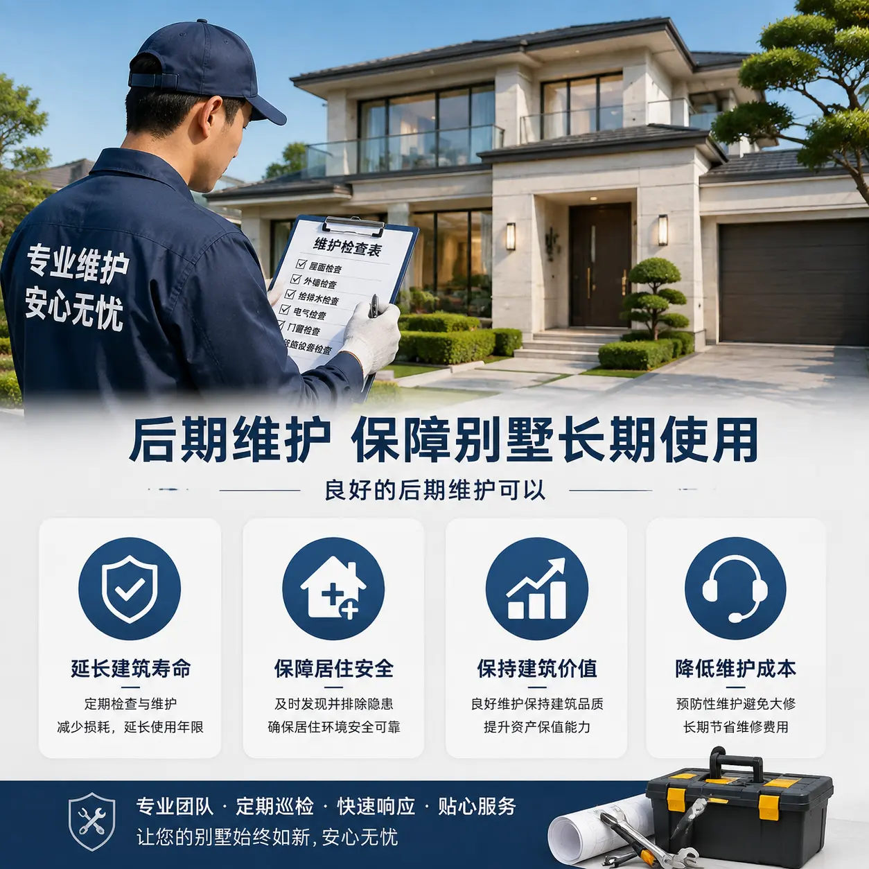 别墅建造公司推荐： 修文 施工质量的关键要素