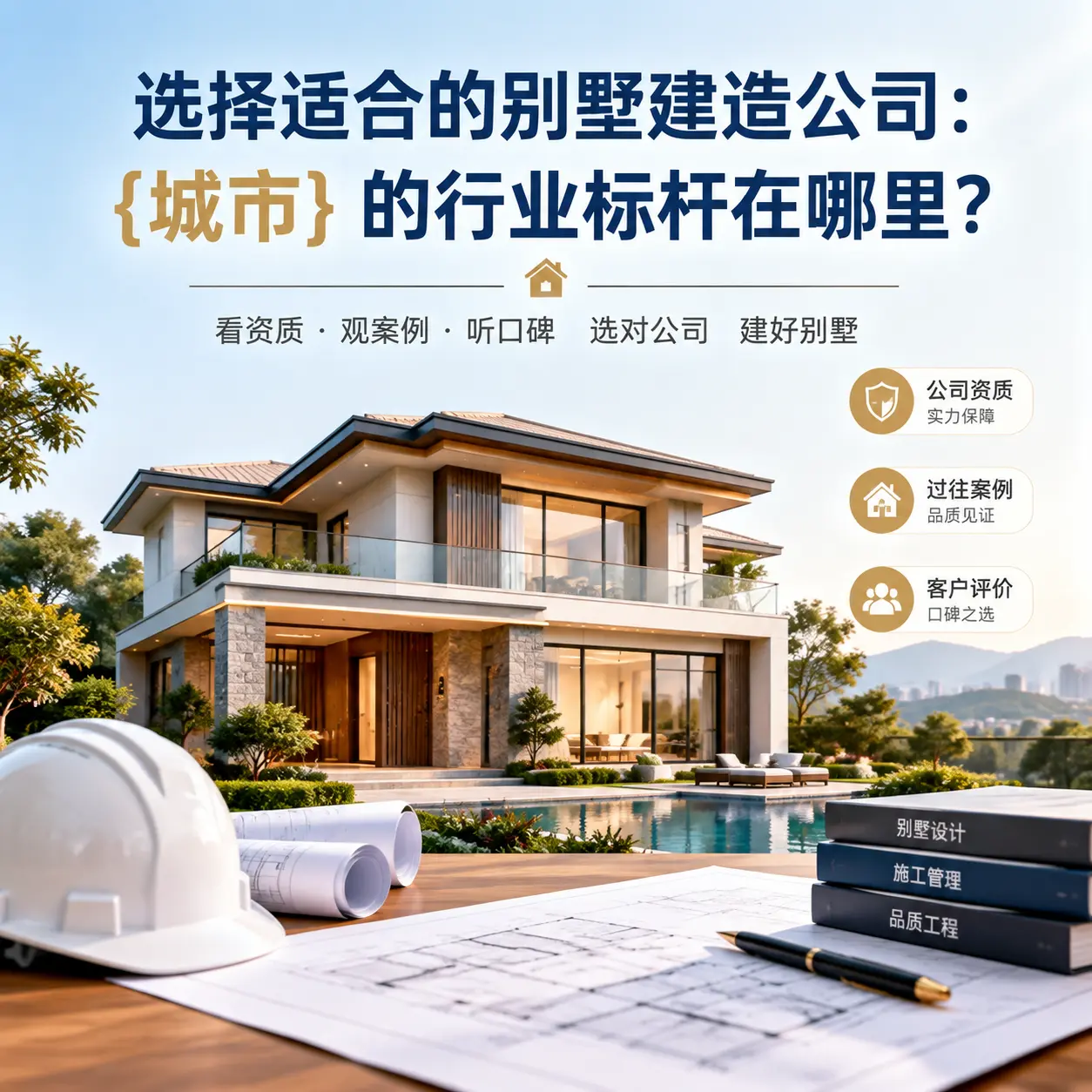 选择适合的别墅建造公司： 修文 的行业标杆在哪里？