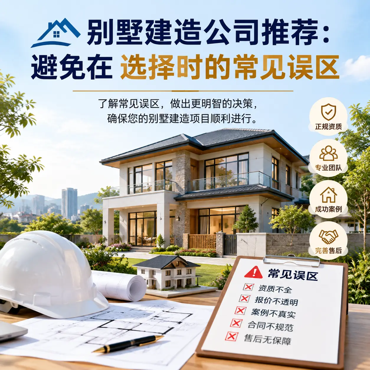 别墅建造公司推荐：避免在 修文 选择时的常见误区