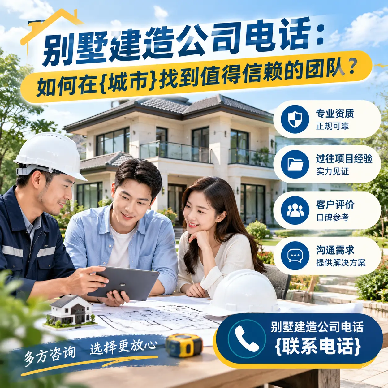 别墅建造公司电话：如何在修文找到值得信赖的团队？