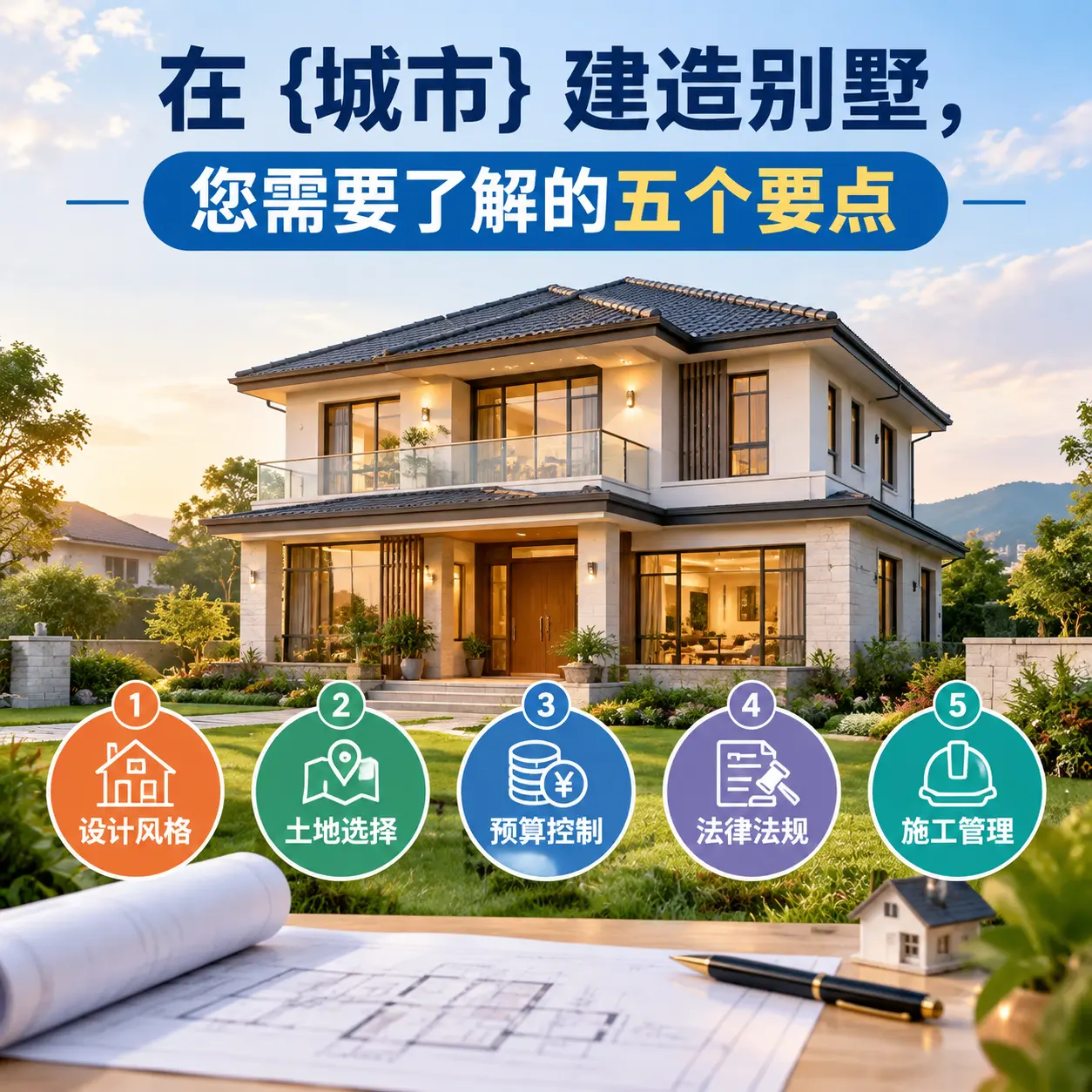 在 修文 建造别墅，您需要了解的五个要点