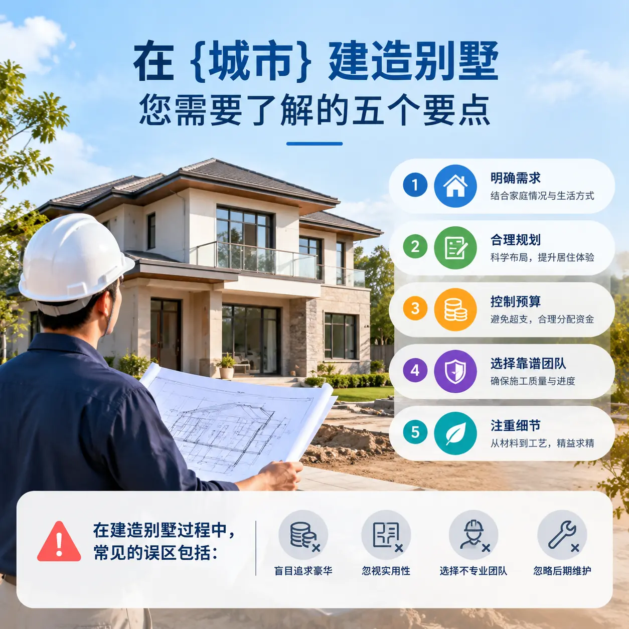 在 修文 建造别墅，您需要了解的五个要点