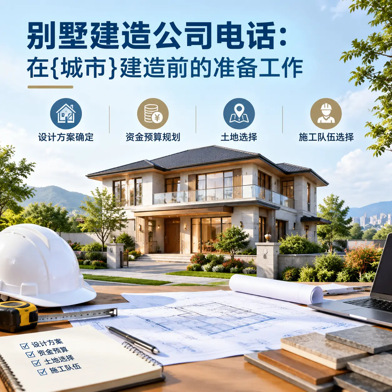 别墅建造公司电话：在修文建造前的准备工作