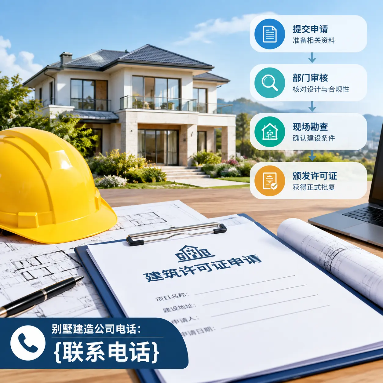 别墅建造公司电话：在修文建造前的准备工作