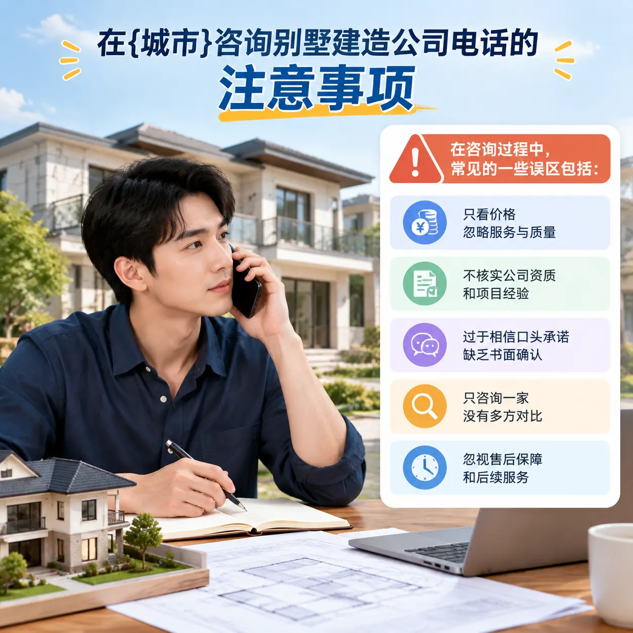 在修文咨询别墅建造公司电话的注意事项