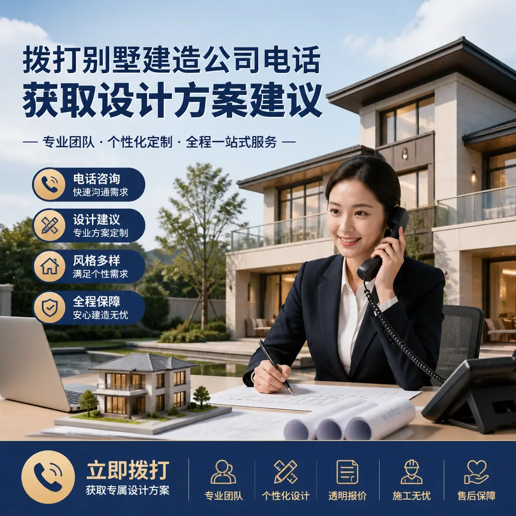 拨打修文别墅建造公司电话，获取设计方案建议