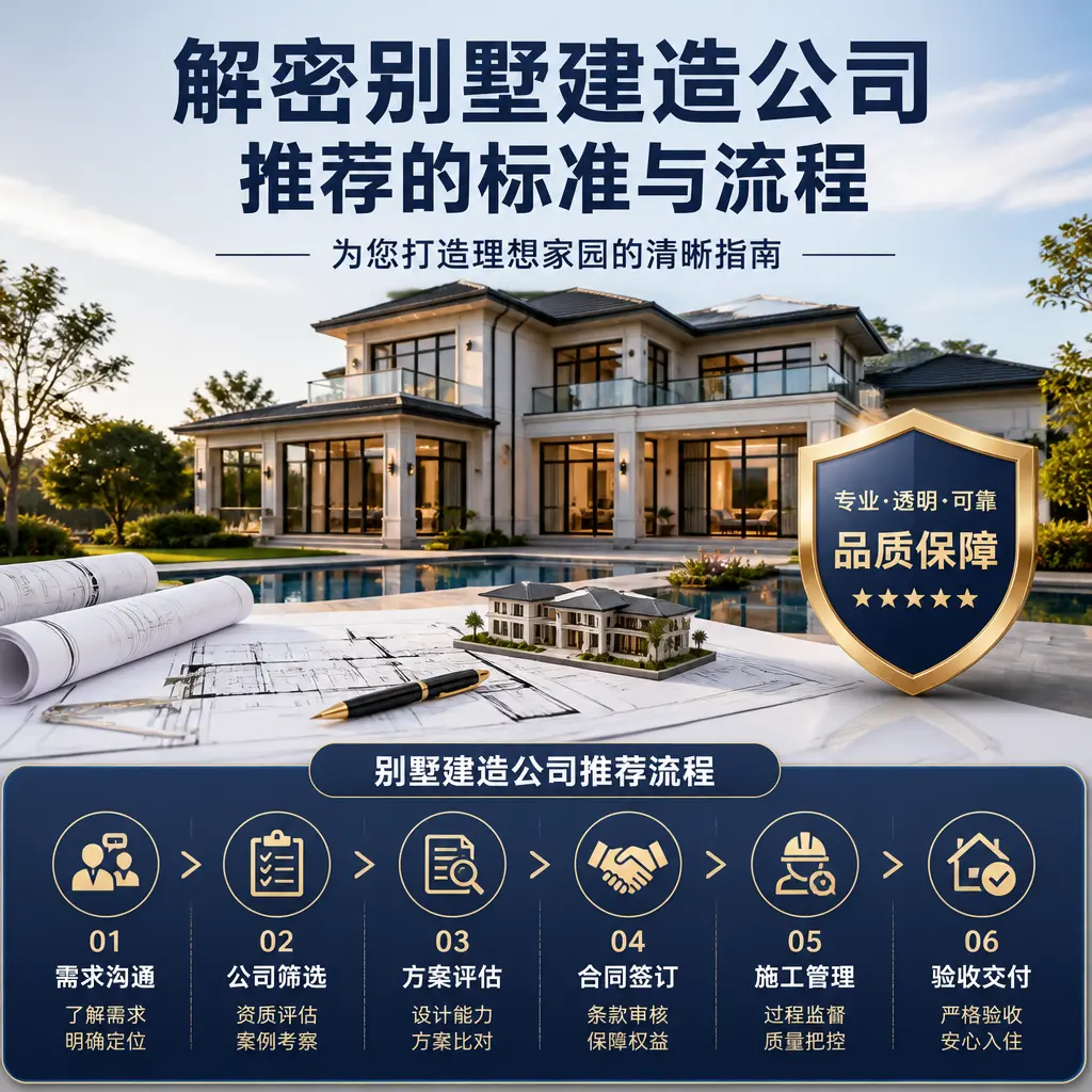解密别墅建造公司推荐的标准与流程在 修文