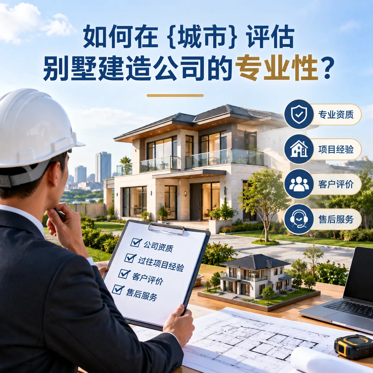 如何在 修文 评估别墅建造公司的专业性？