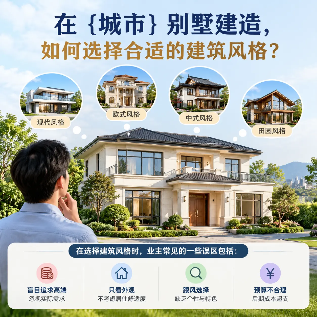 在 修文 别墅建造，如何选择合适的建筑风格？